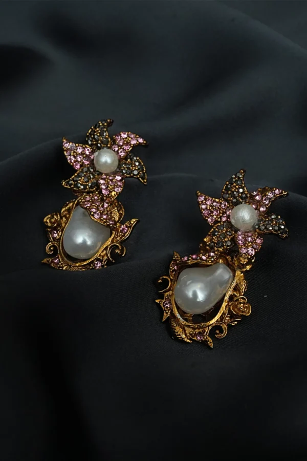 FE 1 Aurora Pearl Bloom Earrings